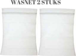 2x Waszak met rits - Wasnet - 40x30 cm - Bescherming delicate kleding - Jonyx — thumbnail 3