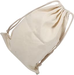 EGoods - Katoenen tassen met trekkoord, 22x28 cm - Waszak voor thuis en reizen - Opbergzak - 100% katoen - Handwas - Inclusief opbergvak. — thumbnail 4
