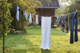 Waslijn Staalkabel - Kledinglijn Buiten - Droogkleding Buiten - Extra Sterke Coating - 20 Meter - Transparant — thumbnail 5
