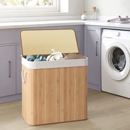 Wasmand / waszak FALSTER XXL B bamboe hjh LIVING — thumbnail 4