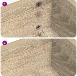 vidaXL - Zelfklevende - schroefcover - 2 - st - Sonoma - Eik - Ø - 20 - x - 0,5 - mm — thumbnail 2
