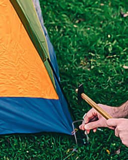 Grondankers voor Tent en Tuin - 50 Stuks met Bufferschijven - 150 mm Lang, Roestvrij Staal — thumbnail 3