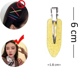20 Stuks Anti-Knik Haarclips zonder Plakken voor Pony en Styling — thumbnail 4