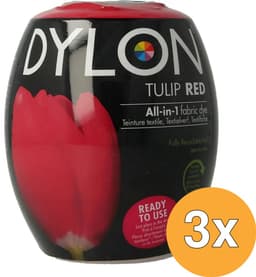 Dylon Textielverf Red Tulip - 3 x 350 gr - Voordeelverpakking — thumbnail 5
