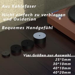 Set van 4 Anti-Trillings Voetjes voor Audioapparatuur en Versterkers — thumbnail 2