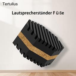 Anti-Vibratie Pads - Luidspreker Voetjes - Geluidsverbetering - Drievoudige Constructie - 4 stuks - Zwart — thumbnail 5