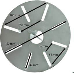 Tuinspies 4 stuks - Grondankers voor Lampen en Tuindecoraties, Ø 15,5 x H 30,5 cm — thumbnail 2
