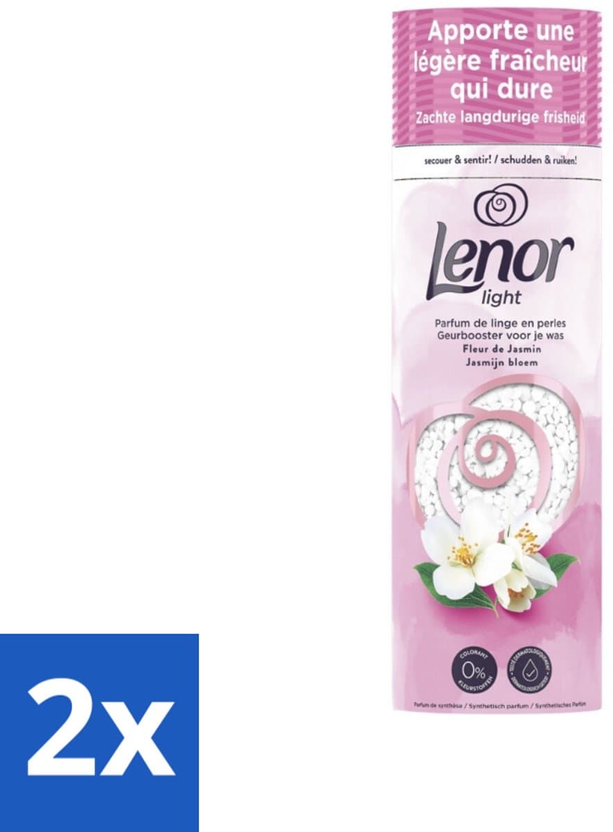Lenor Light - Geurbooster - Jasmijn - Non-Stop Frisheid - 19 Wasbeurten - Voordeelverpakking - 2 stuks — afbeelding 1