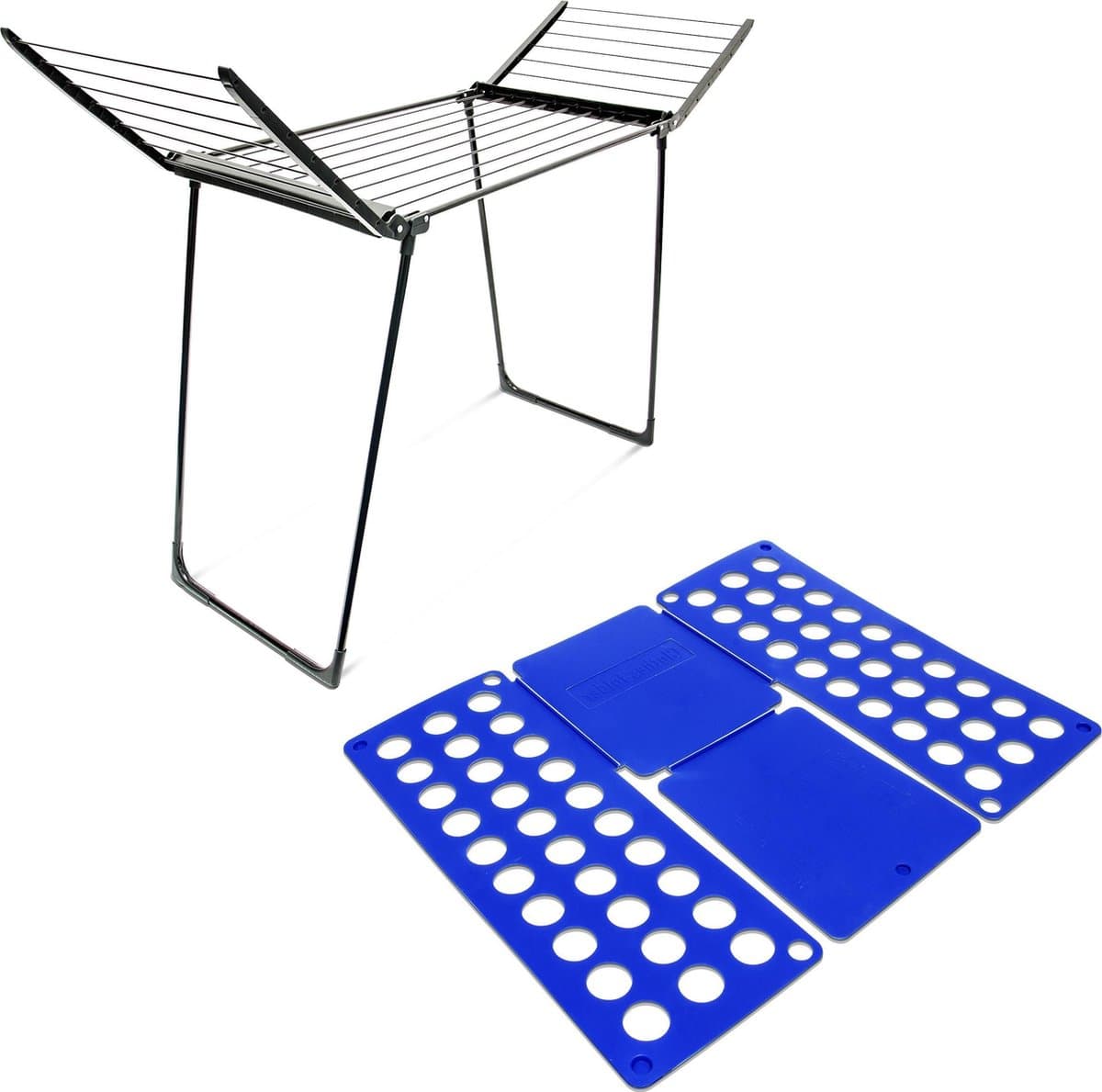 huishoudset-2-delig-blauw-wit — afbeelding 1