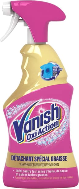 Vanish Oxi Action - Vlekkenverwijderaar Spray - Vetverwijderaar - Voorbehandeling - Witte & Gekleurde Was - 500 ml — thumbnail 4