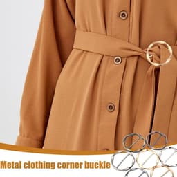 Solidchoice - Set van 4 T-shirt Clips voor Kleding en Sjaals — thumbnail 3