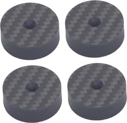Luidspreker Isolatie Voeten - Trillingsdempers - Audio Verbetering - Koolstofvezel Materiaal - 4 Stuks - Zwart — thumbnail 4