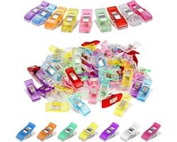 Naai Clips - Stofhouders - Kleding Maken - Brede Opening - 50 Stuks - Assorti