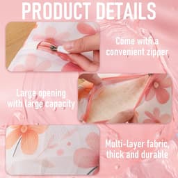 Set van 4 Waszakken in Diverse Maten met Rits voor Ondergoed, Kleding en Babykleding — thumbnail 5