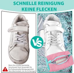 wasmachine, 1 stuks, multifunctionele schoenenzak, wasmachine, herbruikbare sneakers, waszak voor alle soorten schoenen, beschermt zowel schoenen als wasmachine (roze kleur), Roze kleur — thumbnail 5