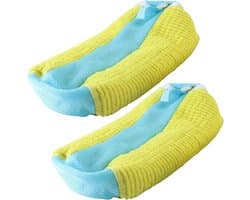 SnelShoppen - 2 Stuks Schoenwasmachine Tassen voor Wasmachine en Droger, Zachte Microvezels, 360° Reiniging, Herbruikbare Waszak voor Sneakers en Tenn