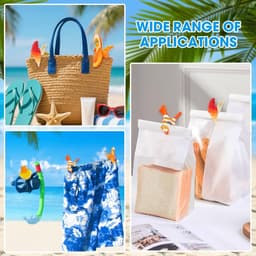 Wasknijpers, handdoekklemmen, strandhanddoekklemmen, groot, creatieve handdoekclips, tropische kunststof strandhanddoekklemmen, draagbare handdoekklemmen voor ligstoelen — thumbnail 2