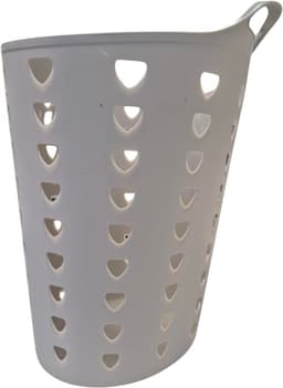 Excellent Houseware Flexibele wasmand - 2x - beige - 60 liter - kunststof - 47 x 50 cm — thumbnail 3