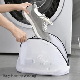 schoenen, 2 stuks netschoenenzak, wasmachine met ritssluiting, 40 x 25 x 25 cm, waszak, waszak, schoenwaszak, voor sneakers, sokken — thumbnail 4