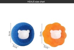 XFSRG 6 Stuks Wasballen Anti Klit Wasmachine Pluizenverwijderaar Bloemvorm Wasbol Wasgoed Reinigingsbal Herbruikbare - ShopVlot — thumbnail 1