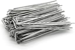 SnelShoppen - 100 Stuks Ø3mm Grondankers - 150x25mm Fixeerankers van Staal - Sterke Grondspikes voor Tuin, Camping, Gras en Kunstgras — thumbnail 2