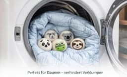 SnelShoppen - Droogballen Set 5-delig, Handvilten Diermotieven, 100% Wol, Herbruikbaar, Vermindert Droogtijd, Vrij van Chemicaliën en Plastic, Zacht v — thumbnail 2