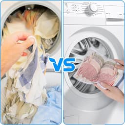 Waszakken voor Wasmachine - Polyester - Set van 4 Stuks - Met Ritssluiting - Voor Delicate Kleding — thumbnail 5