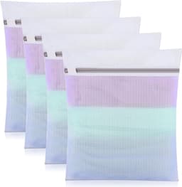 4-delige Wasnet voor Wasmachine, 30 x 40 cm Waszak met Rits voor Kleding, Ondergoed en Babykleding — thumbnail 1