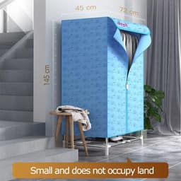 Kleine Droger Machine - Elektrische Kledingdroger - Snel Kleding Drogen - Compact Ontwerp - 30 Kilogram Capaciteit - Bruin — thumbnail 5