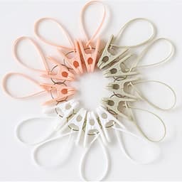 Dailygoods- Wasknijpers 24 stuks - Multifunctionele Klemmen - Winddichte Clips - Kunststof - Geschikt voor Balkons - Hoogwaardig PP-materiaal — thumbnail 5
