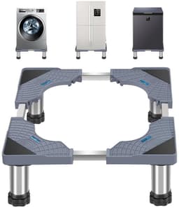 Dailygoods - Wasmachine-sokkel onderstel met 4 poten - Verstelbare sokkel voor wasmachine en droger — thumbnail 1