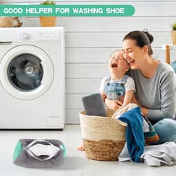 Set van 2 waszakken voor schoenen, optimale bescherming en reiniging, 360° schoonmaak, ideaal voor sneakers en sportschoenen — thumbnail 4