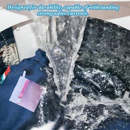 Kleine waszakken set van 6, herbruikbare mesh opbergtassen met ritssluiting voor delicate kleding, ideaal voor thuis, reizen en het beschermen van sokken en handschoenen — thumbnail 2