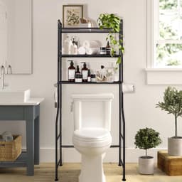 Omgoods - Wasmachine Rek - Toilet Rack met 3 Schappen voor Badkamer en Wasruimte — thumbnail 5