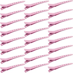 Eendenbek Haarclips - Krokodillenklemmen Styling - Haar Stylen - Roestvrij Metaal - 8.5 cm - Roze — thumbnail 1
