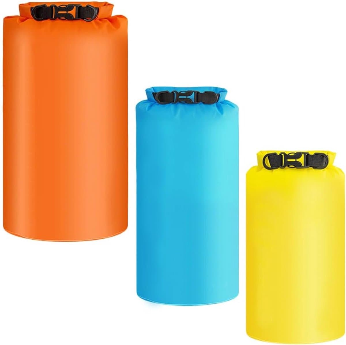 3Stuks Waterdichte Opbergzakken, Waterdichte Dry Bag, Waterdichte Tas, geschikt voor kamperen, vissen, kajakken, raften, varen en andere buitensporten — afbeelding 1