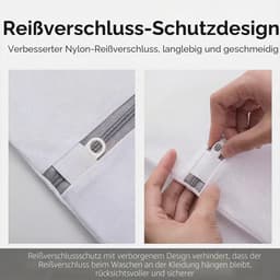 Mesh Waszakken voor Delicates, Honingraat Design, Set van 3 Stuks (40x50cm) — thumbnail 3