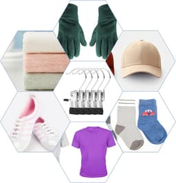 30 stuks klemhaken voor laarzen, kledinghaken, naadloos, sokkenklemmen, metaal, zwart — thumbnail 3