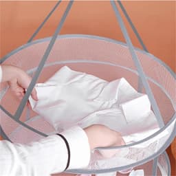 Droogmand Kleding - Trui Net - Delicate Stoffen Drogen - Goede Luchtcirculatie - 2 Stuks - Grijs — thumbnail 2