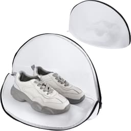 Schoenwaszak voor wasmachine - Wit - 40 x 22 x 24 cm - Dubbellaags Mesh Polyester - Voor Schoenen en Textiel — thumbnail 1