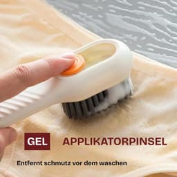 Waszakken voor schoenen in de wasmachine, groot (42 x 24 x 24 cm) + gel-applicatorborstel + tas 20 x 18 cm, gymtas van 100% polyester, waszak voor schoenen — thumbnail 4