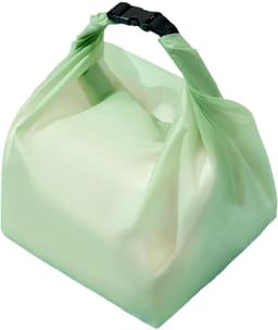 Draagbare Waszak - Opvouwbare Tas - Vochtige Kleding Opbergen - Waterdicht Ontwerp - 25x0.5x30 cm - Zwart — thumbnail 1
