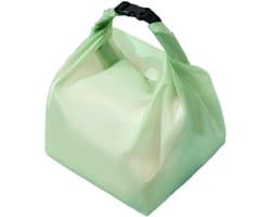 Draagbare Waszak - Opvouwbare Tas - Vochtige Kleding Opbergen - Waterdicht Ontwerp - 25x0.5x30 cm - Zwart