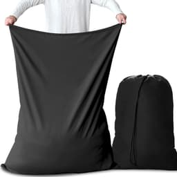 AiQInu Grote waszakken met trekkoord opvouwbare waszak, 70 x 115 cm, 2 stuks - ShopVlot — thumbnail 1