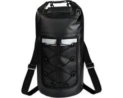 Bag Waterdichte tas, 20 liter, waterdicht, met lange dubbele verstelbare schouderriem, lichte rolltop, waterdichte rugzak voor kajakken, raften, zwemmen, kamperen