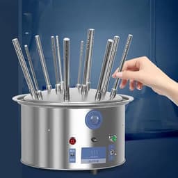 Droger voor glaswerk - Laboratorium droger - Snelle droging - Temperatuurregeling - 30 buizen - Wit — thumbnail 3