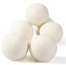 6 Wasdrogerballen - 100% Schapenwol - Met opbergzak — thumbnail 4