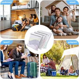 Klein wasnet met verborgen ritssluiting, 8-delige set voor delicate was, ideaal voor overhemden, T-shirts en ondergoed, 40x30cm mesh waszakken met rits — thumbnail 5