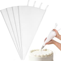 Professionele Spuitzakken - Wit - 40 cm - Herbruikbare Katoenen Spuitzak voor Taartdecoratie - Voor Hobbybakkers en Professionals — thumbnail 1
