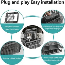 1 stuk - Afwasmachine serviesmand - Algemene serviesmand - Afwasmachine serviesmand - Afwasmachine - Afwasmachine accessoires en onderdelen — thumbnail 3